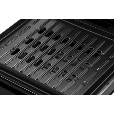 Гриль George Foreman прижимний Smokeless Grill 1575Вт, темп. режимів-1, з`ємні пластини, пластик, чорний (28000-56) Гриль George Foreman прижимний Smokeless Grill 1575Вт, темп. режимів-1, з`ємні пластини, пластик, чорний (28000-56)