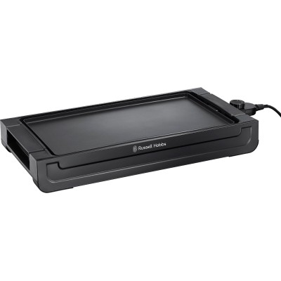 Гриль Russell Hobbs барбекю Fiesta 1500Вт, темп. режимів-5, з`ємні пластини, пластик, чорний (22550-56) Гриль Russell Hobbs барбекю Fiesta 1500Вт, темп. режимів-5, з`ємні пластини, пластик, чорний (22550-56)