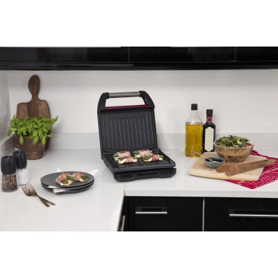 Гриль Russell Hobbs прижимний Compact Steel 1200Вт, темп. режимів-1, метал, червоно-чорний (25030-56) Гриль Russell Hobbs прижимний Compact Steel 1200Вт, темп. режимів-1, метал, червоно-чорний (25030-56)