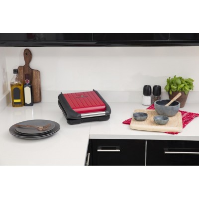 Гриль Russell Hobbs прижимний Compact Steel 1200Вт, темп. режимів-1, метал, червоно-чорний (25030-56) Гриль Russell Hobbs прижимний Compact Steel 1200Вт, темп. режимів-1, метал, червоно-чорний (25030-56)