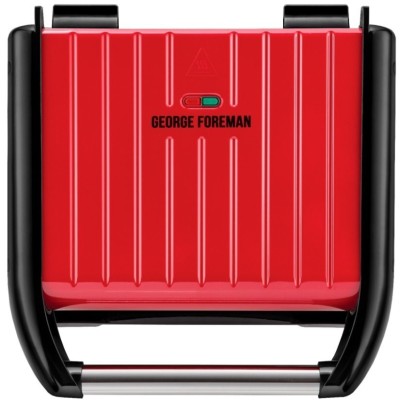 Гриль Russell Hobbs прижимний Family SteelGrill 1650Вт, темп. режимів-1, метал, червоно-чорний (25040-56)