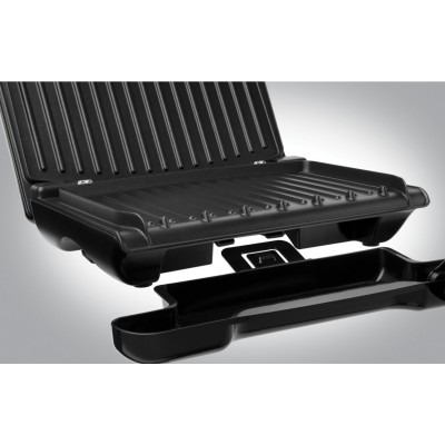 Гриль Russell Hobbs прижимний Family SteelGrill 1650Вт, темп. режимів-1, метал, червоно-чорний (25040-56)