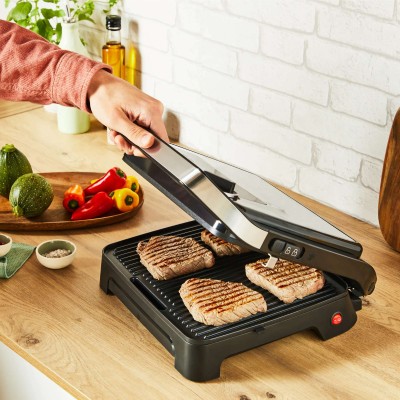 Гриль Tefal прижимний Inicio Classic 2000Вт, темп. режимів-3, метал, чорний (GC272D10) Гриль Tefal прижимний Inicio Classic 2000Вт, темп. режимів-3, метал, чорний (GC272D10)