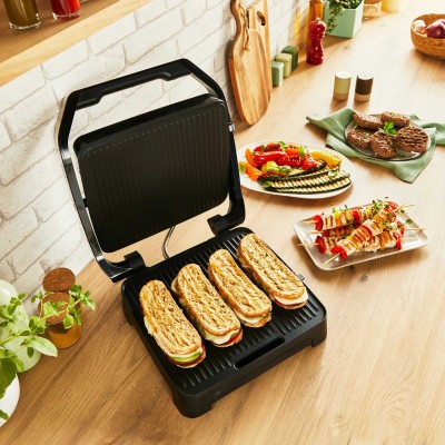 Гриль Tefal прижимний Inicio Classic 2000Вт, темп. режимів-3, метал, чорний (GC272D10) Гриль Tefal прижимний Inicio Classic 2000Вт, темп. режимів-3, метал, чорний (GC272D10)