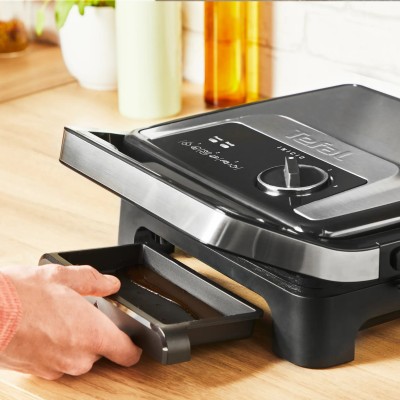 Гриль Tefal прижимний Inicio Classic 2000Вт, темп. режимів-3, метал, чорний (GC272D10) Гриль Tefal прижимний Inicio Classic 2000Вт, темп. режимів-3, метал, чорний (GC272D10)