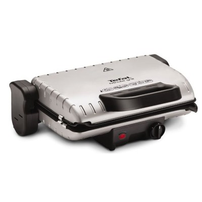 Гриль Tefal прижимний MinuteGrill 1600Вт, темп. режимів-3, з`ємні пластини, розкриття на 180°, метал (GC205012) Гриль Tefal прижимний MinuteGrill 1600Вт, темп. режимів-3, з`ємні пластини, розкриття на 180°, метал (GC205012)