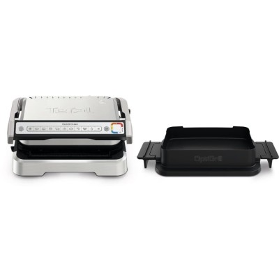 Гриль Tefal прижимний OptiGrill 2100Вт, темп. режимів-4, з`ємні пластини, метал (GC774D30) Гриль Tefal прижимний OptiGrill 2100Вт, темп. режимів-4, з`ємні пластини, метал (GC774D30)