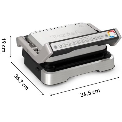 Гриль Tefal прижимний OptiGrill 2100Вт, темп. режимів-4, з`ємні пластини, метал (GC774D30) Гриль Tefal прижимний OptiGrill 2100Вт, темп. режимів-4, з`ємні пластини, метал (GC774D30)
