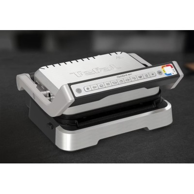 Гриль Tefal прижимний OptiGrill 2100Вт, темп. режимів-4, з`ємні пластини, метал (GC774D30) Гриль Tefal прижимний OptiGrill 2100Вт, темп. режимів-4, з`ємні пластини, метал (GC774D30)