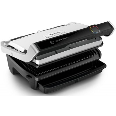Гриль Tefal прижимний OptiGrill Elite XL 2200Вт, темп. режимів-16, з`ємні пластини, метал (GC760D30)