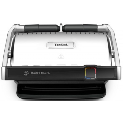Гриль Tefal прижимний OptiGrill Elite XL 2200Вт, темп. режимів-16, з`ємні пластини, метал (GC760D30)