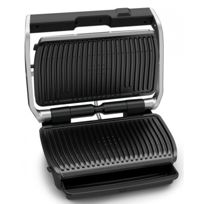 Гриль Tefal прижимний OptiGrill Elite XL 2200Вт, темп. режимів-16, з`ємні пластини, метал (GC760D30)