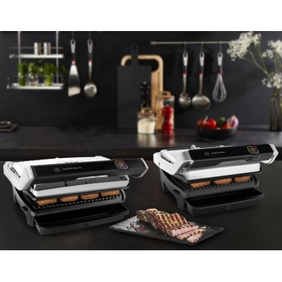 Гриль Tefal прижимний OptiGrill Elite XL 2200Вт, темп. режимів-16, з`ємні пластини, метал (GC760D30)