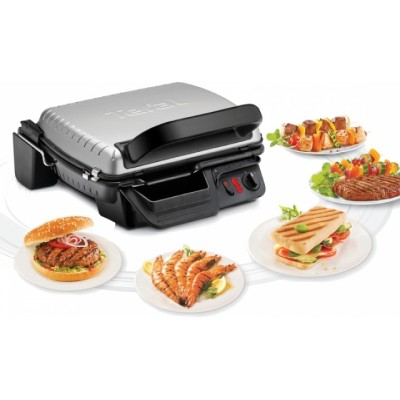 Гриль Tefal прижимний Ultracompact 2000Вт, темп. режимів-3, з`ємні пластини, розкриття на 180°, метал (GC305012) Гриль Tefal прижимний Ultracompact 2000Вт, темп. режимів-3, з`ємні пластини, розкриття на 180°, метал (GC305012)