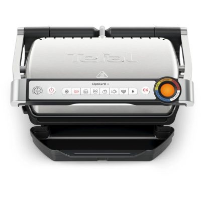 Гриль Tefal притискний OptiGrill+ 2000Вт, темп. режимів-4, знімні пластини, алюміній, метал (GC717D10) Гриль Tefal притискний OptiGrill+ 2000Вт, темп. режимів-4, знімні пластини, алюміній, метал (GC717D10)