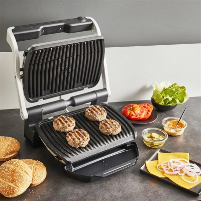 Гриль Tefal притискний OptiGrill+ 2000Вт, темп. режимів-4, знімні пластини, алюміній, метал (GC717D10) Гриль Tefal притискний OptiGrill+ 2000Вт, темп. режимів-4, знімні пластини, алюміній, метал (GC717D10)