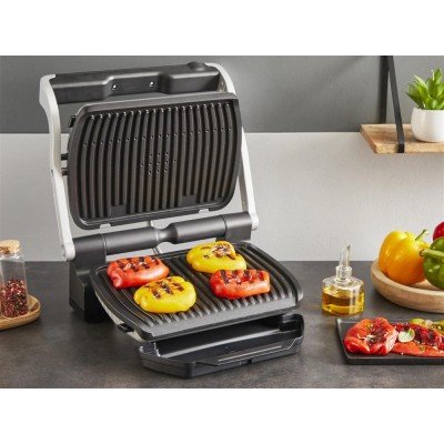 Гриль Tefal притискний OptiGrill+ 2000Вт, темп. режимів-4, знімні пластини, алюміній, метал (GC717D10) Гриль Tefal притискний OptiGrill+ 2000Вт, темп. режимів-4, знімні пластини, алюміній, метал (GC717D10)