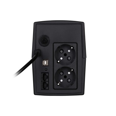 Джерело безперебійного живлення 2E DD650, 650VA/360W, LCD, USB, 2xSchuko (2E-DD650) Джерело безперебійного живлення 2E DD650, 650VA/360W, LCD, USB, 2xSchuko (2E-DD650)