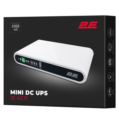 Джерело безперебійного живлення 2E Mini DC 17Вт (2E-DC17) Джерело безперебійного живлення 2E Mini DC 17Вт (2E-DC17)