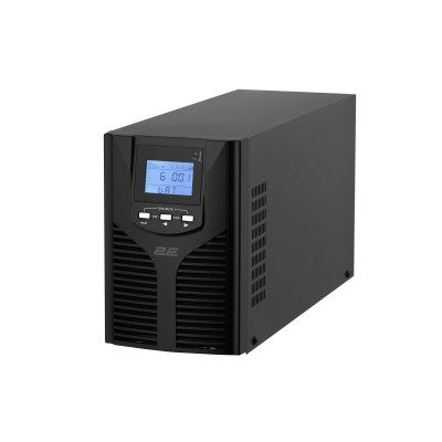 Джерело безперебійного живлення 2E OD2000, 2000VA/1800W, LCD, USB, 3xSchuko (2E-OD2000) Джерело безперебійного живлення 2E OD2000, 2000VA/1800W, LCD, USB, 3xSchuko (2E-OD2000)