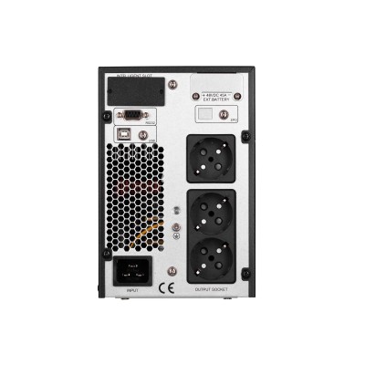 Джерело безперебійного живлення 2E OD2000, 2000VA/1800W, LCD, USB, 3xSchuko (2E-OD2000) Джерело безперебійного живлення 2E OD2000, 2000VA/1800W, LCD, USB, 3xSchuko (2E-OD2000)