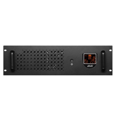 Джерело безперебійного живлення 2E RE1500, 1500VA/900W, RM 3U, LCD, USB, 2xSchuko (2E-RE1500) Джерело безперебійного живлення 2E RE1500, 1500VA/900W, RM 3U, LCD, USB, 2xSchuko (2E-RE1500)