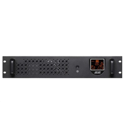 Джерело безперебійного живлення 2E RE650, 650VA/360W, RM 2U, LCD, USB, 2xSchuko (2E-RE650) Джерело безперебійного живлення 2E RE650, 650VA/360W, RM 2U, LCD, USB, 2xSchuko (2E-RE650)
