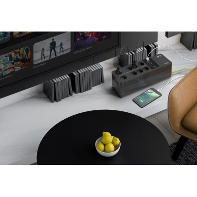 Джерело безперебійного живлення APC Back-UPS 1050VA/600W, USB charging port, USB, 6+2 Schuko (BE1050G2-GR) Джерело безперебійного живлення APC Back-UPS 1050VA/600W, USB charging port, USB, 6+2 Schuko (BE1050G2-GR)