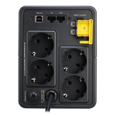 Джерело безперебійного живлення APC Back-UPS 950VA/520W, USB, 4xSchuko (BX950MI-GR) Джерело безперебійного живлення APC Back-UPS 950VA/520W, USB, 4xSchuko (BX950MI-GR)