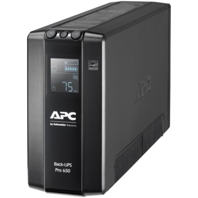 Джерело безперебійного живлення APC Back-UPS Pro 650VA/390W, LCD, USB, 6xC13 (BR650MI)