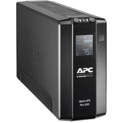 Джерело безперебійного живлення APC Back-UPS Pro 650VA/390W, LCD, USB, 6xC13 (BR650MI)