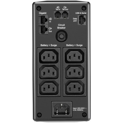Джерело безперебійного живлення APC Back-UPS Pro 900VA/540W, LCD, USB, 6xC13 (BR900MI) Джерело безперебійного живлення APC Back-UPS Pro 900VA/540W, LCD, USB, 6xC13 (BR900MI)