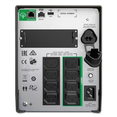 Джерело безперебійного живлення APC Smart-UPS 1000VA/700W, LCD, USB, SmartConnect, 8xC13 (SMT1000IC) Джерело безперебійного живлення APC Smart-UPS 1000VA/700W, LCD, USB, SmartConnect, 8xC13 (SMT1000IC)