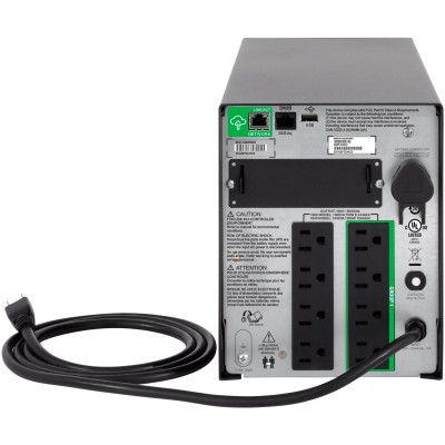Джерело безперебійного живлення APC Smart-UPS 1500VA/1000W, LCD, USB, SmartConnect, 8xC13 (SMT1500IC) Джерело безперебійного живлення APC Smart-UPS 1500VA/1000W, LCD, USB, SmartConnect, 8xC13 (SMT1500IC)