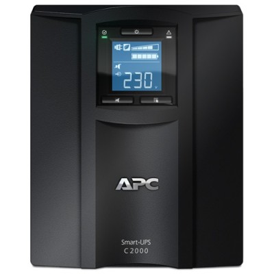 Джерело безперебійного живлення APC Smart-UPS C 2000VA/1600W, LCD, USB, 6xC13, 1xC19 (SMC2000I) Джерело безперебійного живлення APC Smart-UPS C 2000VA/1600W, LCD, USB, 6xC13, 1xC19 (SMC2000I)