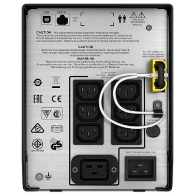 Джерело безперебійного живлення APC Smart-UPS C 2000VA/1600W, LCD, USB, 6xC13, 1xC19 (SMC2000I) Джерело безперебійного живлення APC Smart-UPS C 2000VA/1600W, LCD, USB, 6xC13, 1xC19 (SMC2000I)