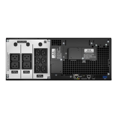 Джерело безперебійного живлення APC Smart-UPS Online 6000VA/6000W, RM 4U, LCD, USB, RS232, 6xC13, 4xC19 (SRT6KRMXLI) Джерело безперебійного живлення APC Smart-UPS Online 6000VA/6000W, RM 4U, LCD, USB, RS232, 6xC13, 4xC19 (SRT6KRMXLI)