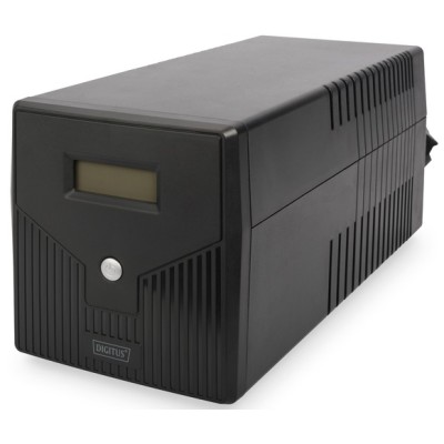 Джерело безперебійного живлення DIGITUS 1000VA/600W, LCD, RJ45, RS232, USB, 4xSchuko (DN-170074) Джерело безперебійного живлення DIGITUS 1000VA/600W, LCD, RJ45, RS232, USB, 4xSchuko (DN-170074)