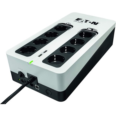 Джерело безперебійного живлення Eaton 3S, 850VA/510W, LED, USB, 8xSchuko (3S850D) Джерело безперебійного живлення Eaton 3S, 850VA/510W, LED, USB, 8xSchuko (3S850D)