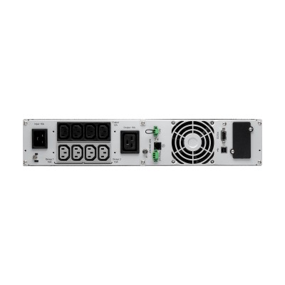 Джерело безперебійного живлення Eaton 9SX, 3000VA/2700W, RM 2U, LCD, USB, RS232, 8xC13, 1xC19 (9SX3000IR) Джерело безперебійного живлення Eaton 9SX, 3000VA/2700W, RM 2U, LCD, USB, RS232, 8xC13, 1xC19 (9SX3000IR)