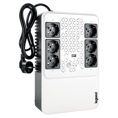 Джерело безперебійного живлення Legrand Keor Multiplug, 800VA/480W, USB, 6хSchuko, USB (310082) Джерело безперебійного живлення Legrand Keor Multiplug, 800VA/480W, USB, 6хSchuko, USB (310082)