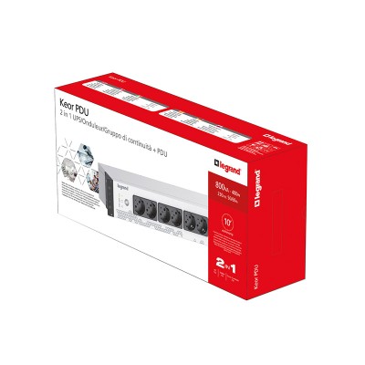 Джерело безперебійного живлення Legrand Keor PDU, 800ВА/450Вт, 8хSchuko, USB (310332) Джерело безперебійного живлення Legrand Keor PDU, 800ВА/450Вт, 8хSchuko, USB (310332)