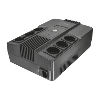 Джерело безперебійного живлення Trust Maxxon 800VA UPS with 6 standard wall power outlets BLACK (23326_TRUST) Джерело безперебійного живлення Trust Maxxon 800VA UPS with 6 standard wall power outlets BLACK (23326_TRUST)