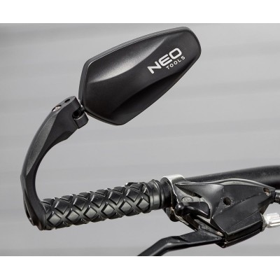 Дзеркало велосипедне Neo Tools з кронштейном, універсальне, протиосколкове, діаметр монтажу 16-22мм, 0.09кг Дзеркало велосипедне Neo Tools з кронштейном, універсальне, протиосколкове, діаметр монтажу 16-22мм, 0.09кг