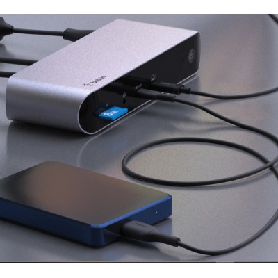 Док-станція Belkin USB-C Thunderbolt 4 Triple Display Dock 8K Док-станція Belkin USB-C Thunderbolt 4 Triple Display Dock 8K
