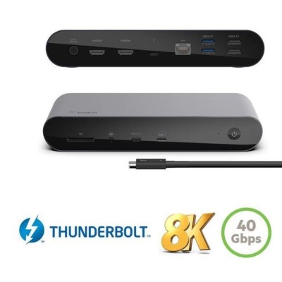 Док-станція Belkin USB-C Thunderbolt 4 Triple Display Dock 8K Док-станція Belkin USB-C Thunderbolt 4 Triple Display Dock 8K