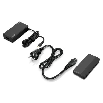 Док-станція Lenovo USB-C Dual Display Travel Dock (w/ adapter) Док-станція Lenovo USB-C Dual Display Travel Dock (w/ adapter)