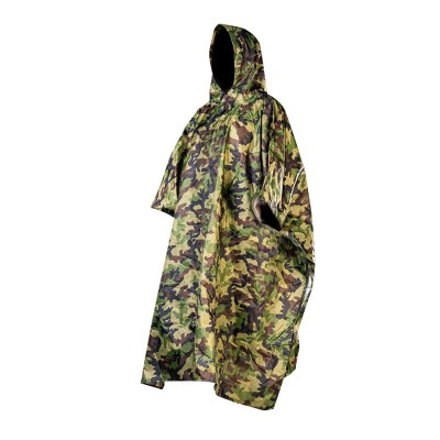 Дощовик тент Neo Tools Camo, 3в1, 124х142см, поліестер 210D, камуфляж Дощовик тент Neo Tools Camo, 3в1, 124х142см, поліестер 210D, камуфляж