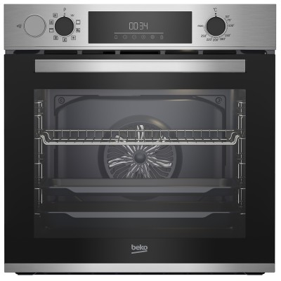 Духова шафа Beko електрична, 71л, A+, дисплей, конвекція, Steam Assisted, нерж (BBIS12300XDE)