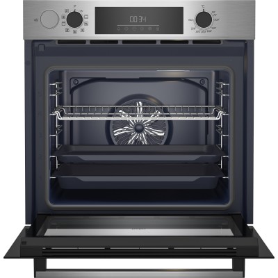 Духова шафа Beko електрична, 71л, A+, дисплей, конвекція, Steam Assisted, нерж (BBIS12300XDE)
